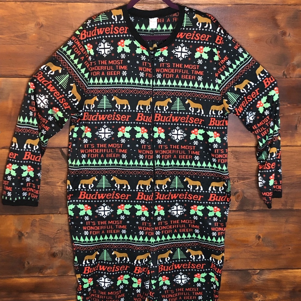 Unisex Christmas Adult Onesie